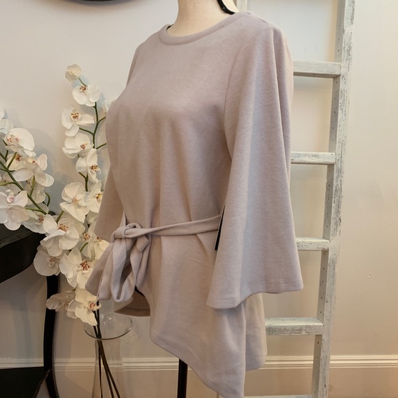 CLEARANCE ✨Sweater Front Wrap With Tie - Picture 7 of 8